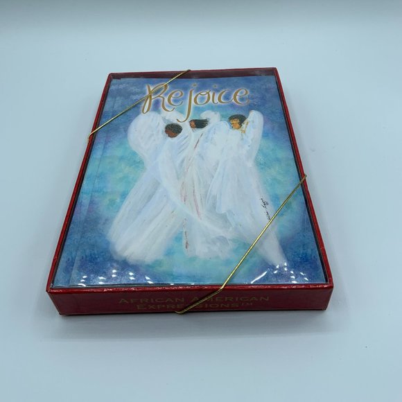 African American Expression Holiday Collection Christmas Cards - Rejoice A-202 - Picture 1 of 3